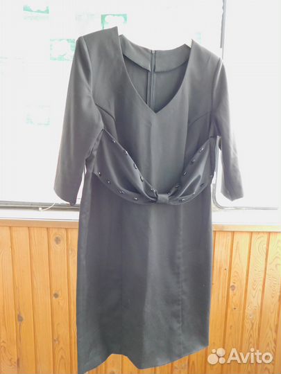 Продам черное платье 50-52 размера