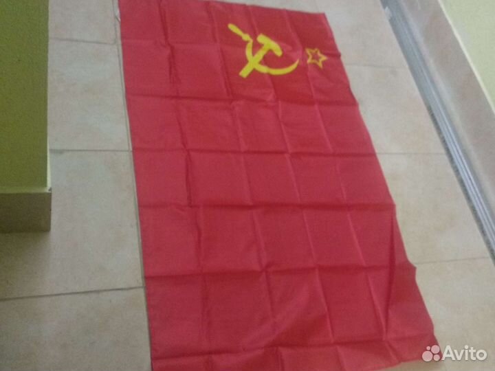 Флаг СССР метр на полтора метра