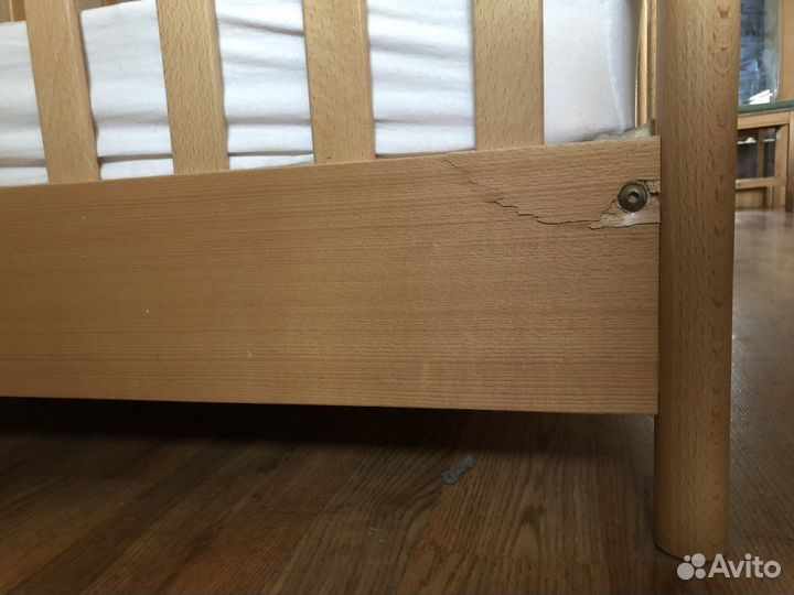 Детская кроватка Pali Ciak (бук) + матрас