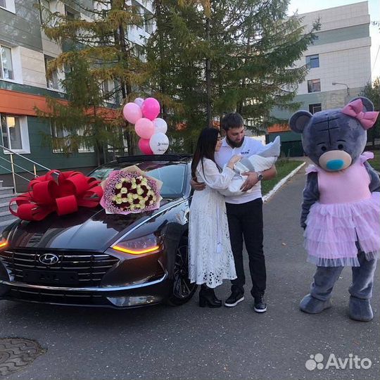 Большой бант на машину