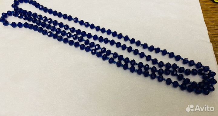 Бусы винтаж ювелирное стекло СССР