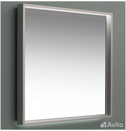 Зеркало 900x750 De Aqua al604090s Серебристое