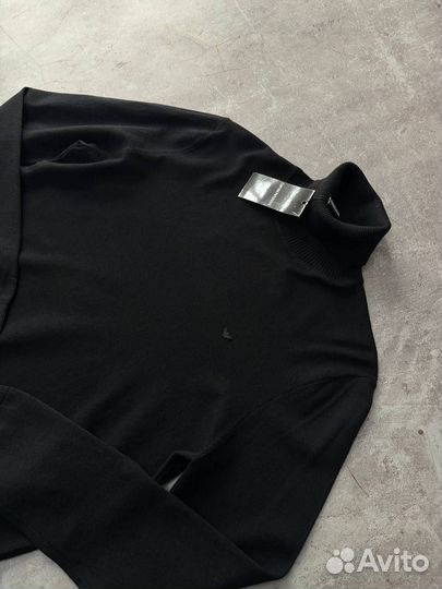 Водолазка Emporio Armani черная хлопок