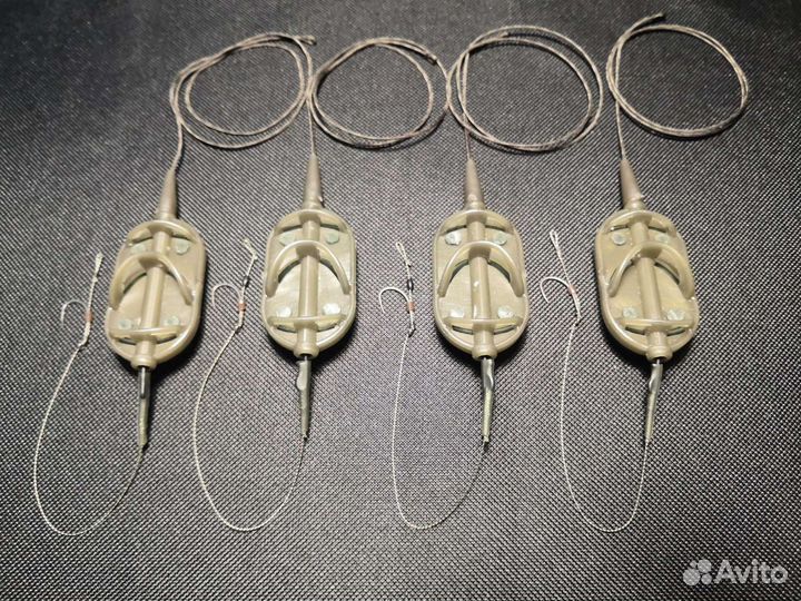 Карповый монтаж с флэт-кормушкой