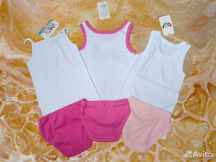 Майка и трусы комплект для девочки 86 - 92