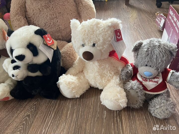 Мягкие игрушки, плюшевые медведи новое