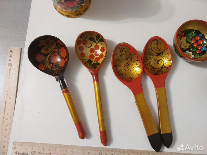 Сувенирный русский набор хохлома