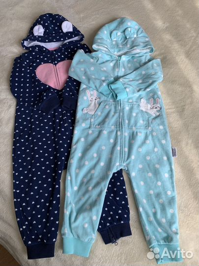 Флисовый комбинезон 86р для девочек