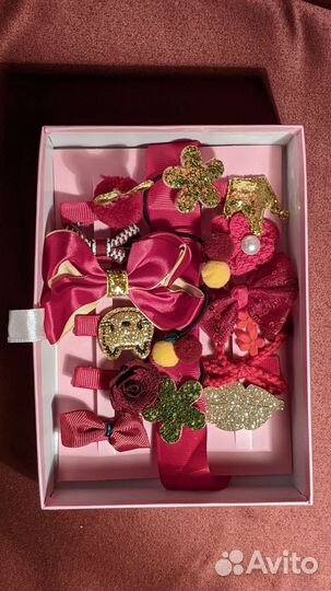 Набор резинок и заколок детские