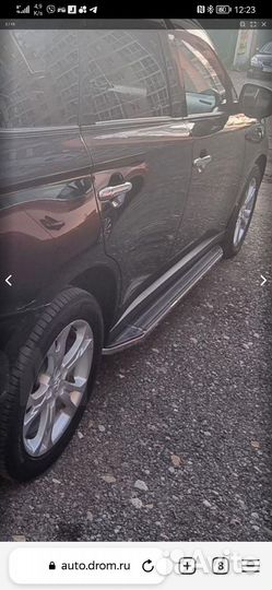 Пороги на mitsubishi outlander 3