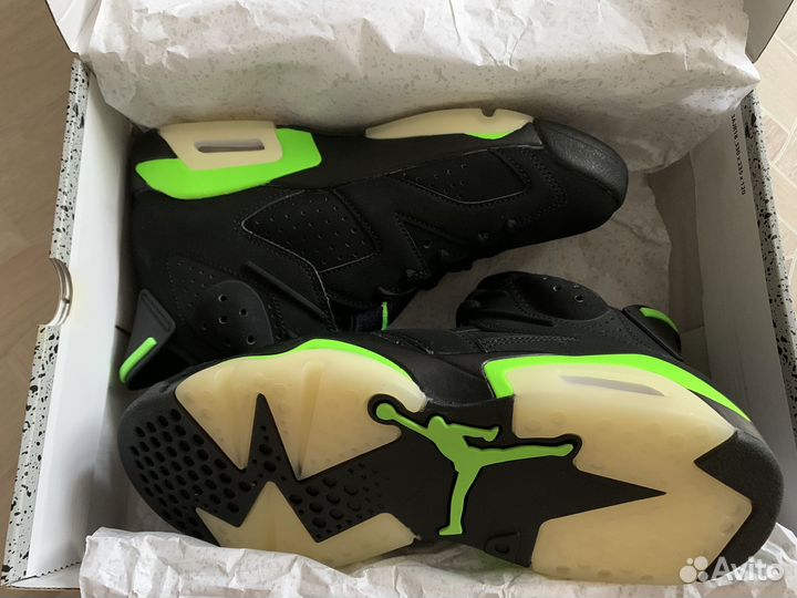 Air Jordan 6 Retro electric green оригинал 40,40.5