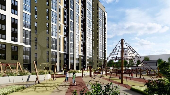 2-к. квартира, 54,4 м², 11/16 эт.