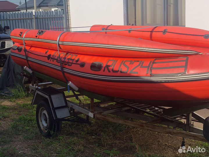 Моторная лодка Abakan jet 420 с мотором Tohatsu 30