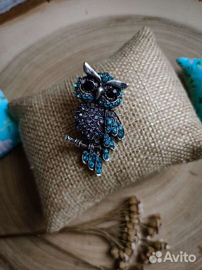 Брошь сова