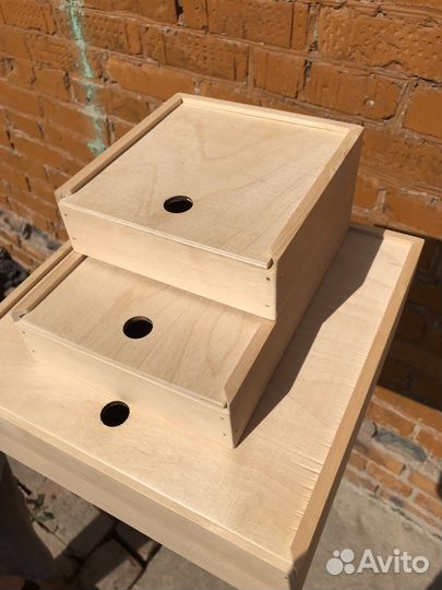 Деревянные ящички, пенал