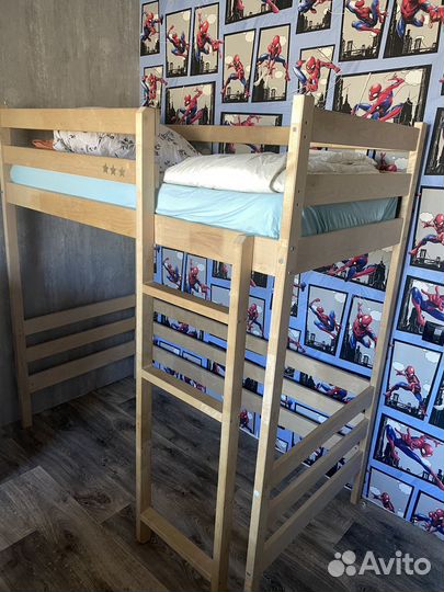 Детская кровать чердак