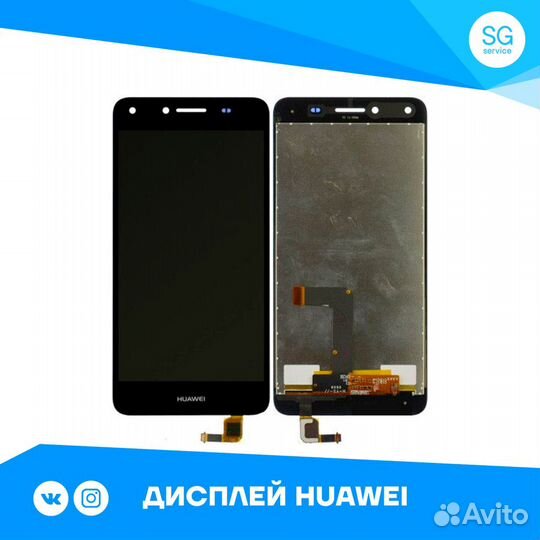 Дисплей для Huawei Y5 II/Honor 5A CUN-U29 черный