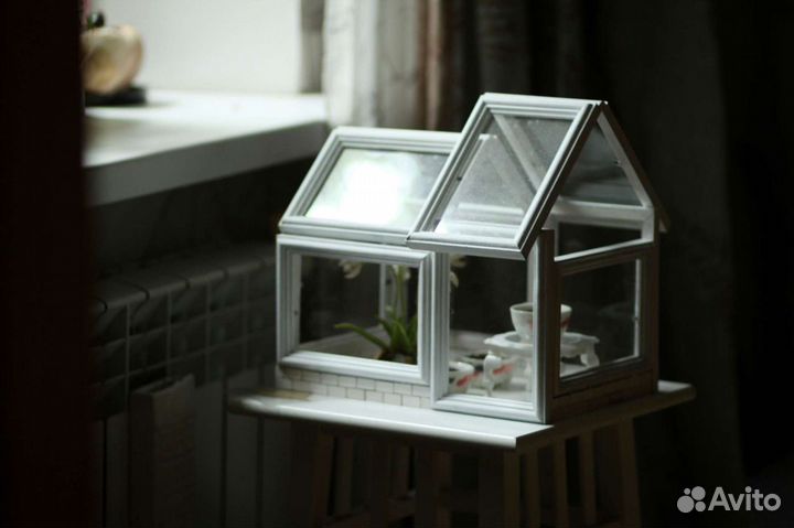 Декоративная деревянная тепличка для невысоких рас