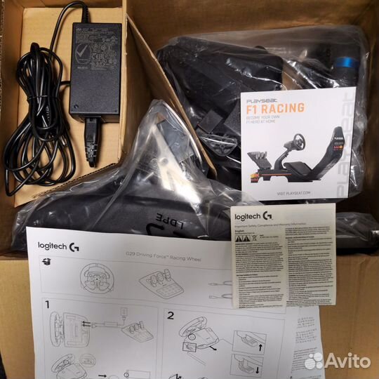 Игровой руль Logitech G29 + коробка передач