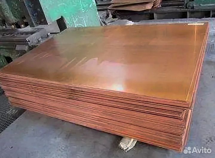 Медный лист М1 6*600*1500