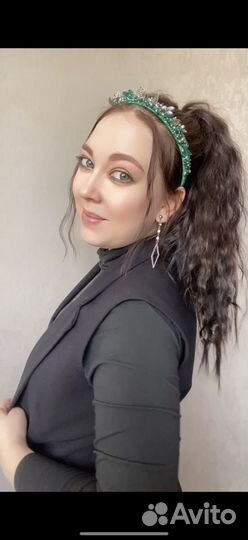 Ободок для волос ручной работы