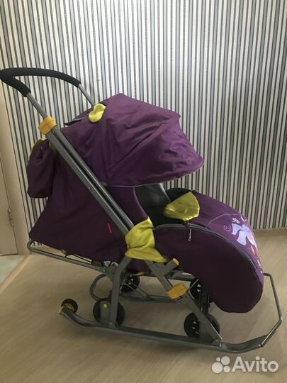 Детские санки коляска nika