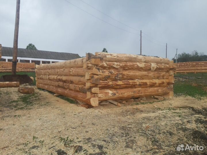 Срубы бань 3х6 с выносом 2м