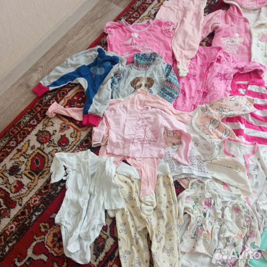 Детские вещи пакетом от 0 до года