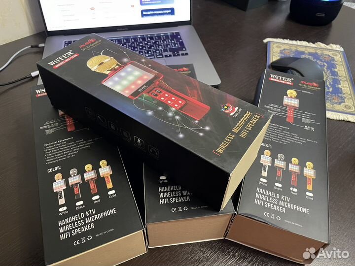 Беспроводные караоке микрофоны Wster WS-1828