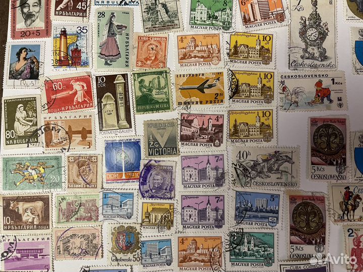 Стариные марки коллекция. Лот 2