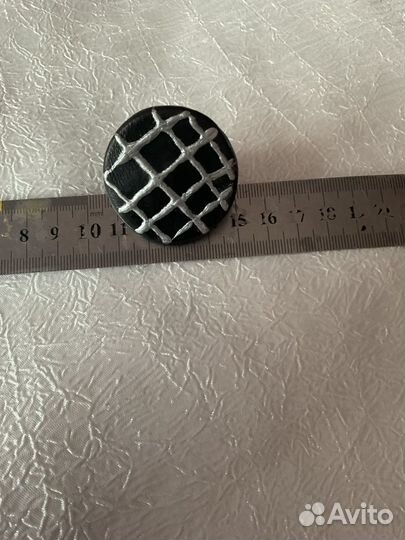 Кольцо из натуральной кожи