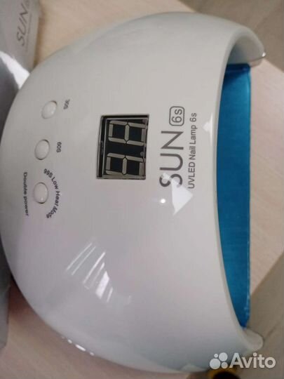 Лампа для сушки гелей sun 6s