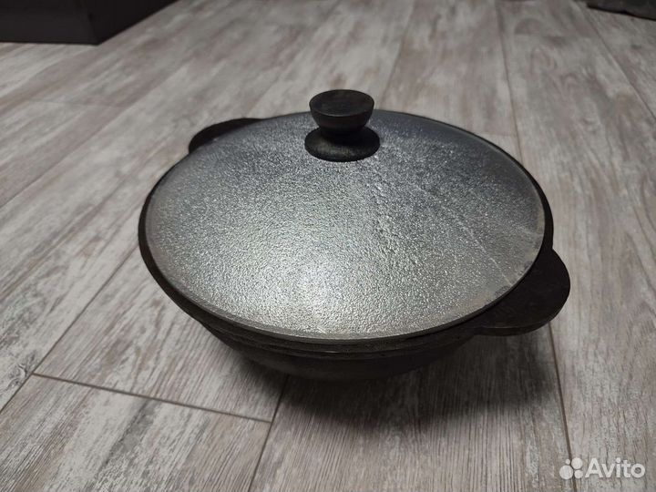 Казаны чугунные с плоским дном 3,5;4;6;8 литров