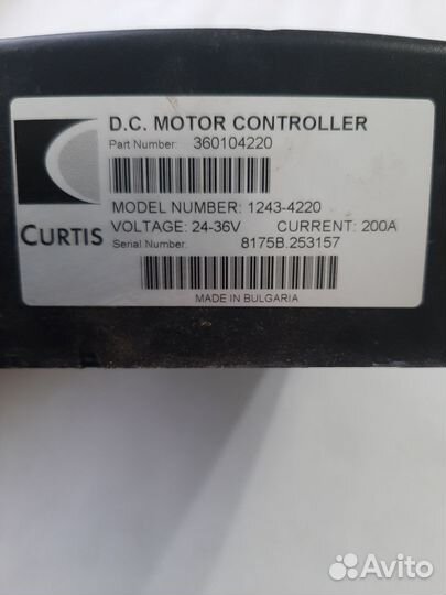 D.C motor controller model 1243-4220