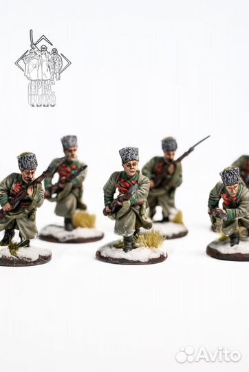 Набор солдатиков «Пехота ркка в зимней форме»
