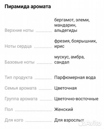 Парфюмерная вода Yohji Yamamoto Unravel 07/14