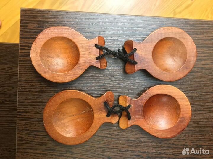 Кастаньеты Испанские из красного дерева