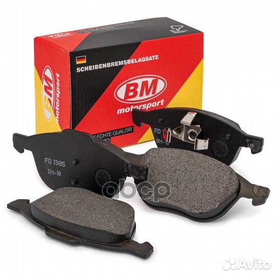 Колодки дисковые передние FD1305 BM-Motorsport
