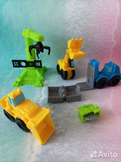Машинки Play Doh (4 шт)