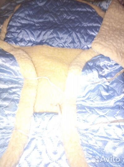Конверт и одеялко, зимний меховой