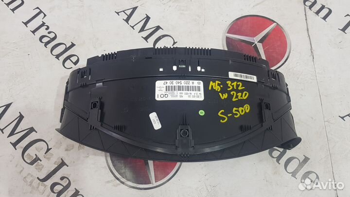 Приборная панель AMG на Mercedes W220 W215 C215