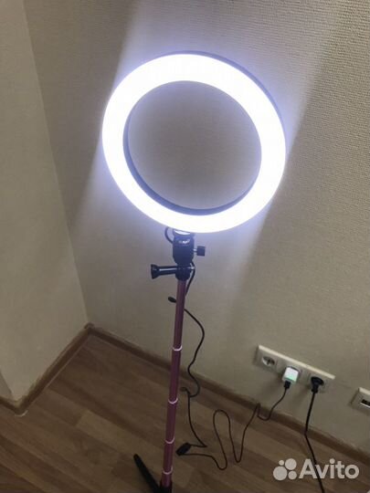 Светодиодная кольцевая лампа 16см