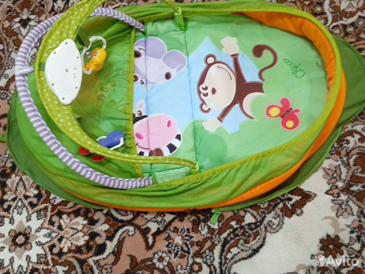 Переноска детская с музыкой с игрушками