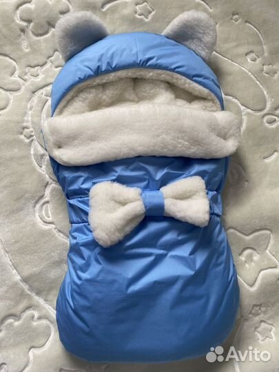 Конверт на выписку для мальчика зима