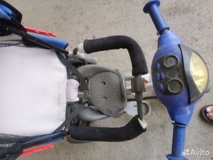 Детский велосипед с родительской ручкой