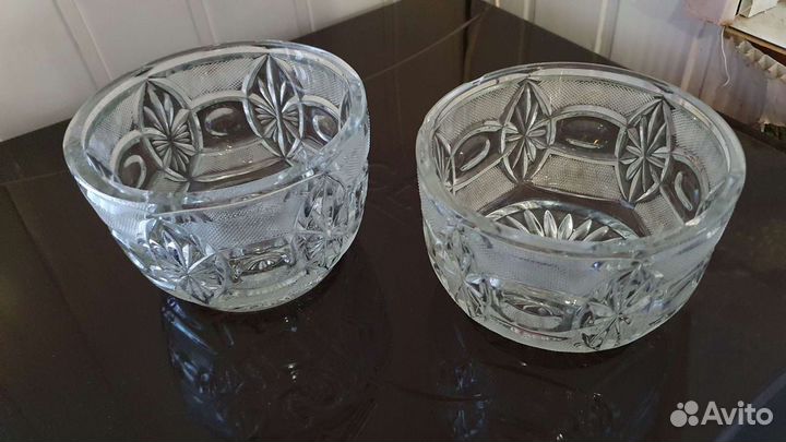Вазы хрустальные разные СССР
