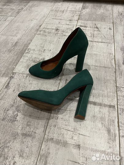 Туфли натуральный велюр