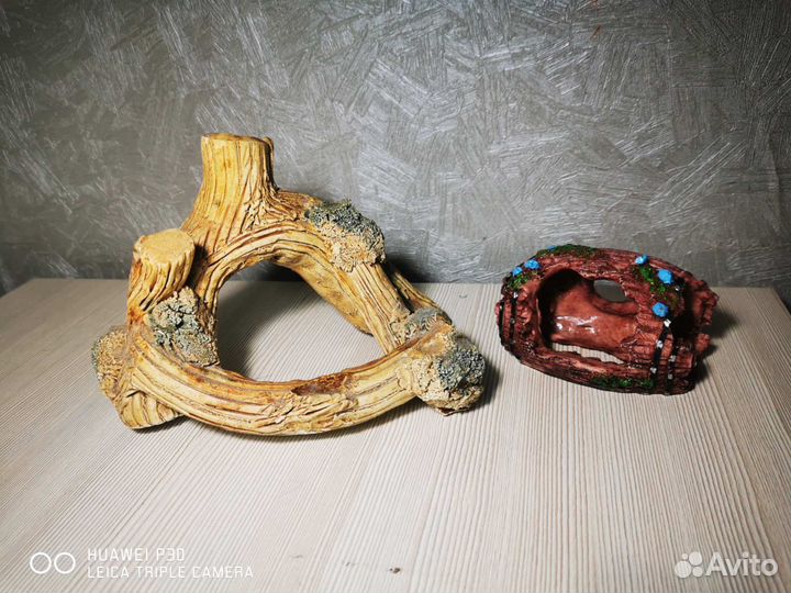 Каменные декорации для аквариума