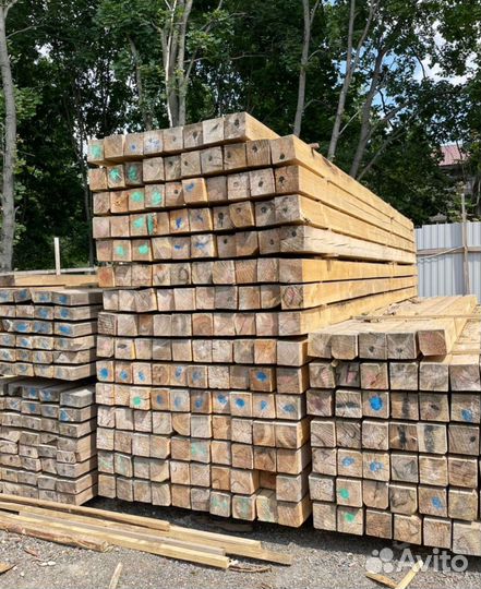 Доска обрезная 25х100х6000мм