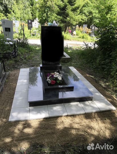 Поправка памятников, благоустройство захоронений